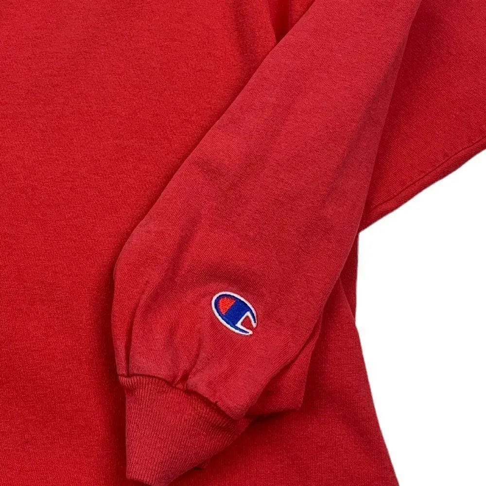 Champion Vintage Georgia Bulldogs Long Sleeve Pullover Shirt Men's Size Large